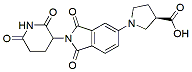 Molecular structure of the compound: 1-(2-(2,6-dioxopiperidin-3-yl)-1,3-dioxoisoindolin-5-yl)pyrrolidine-3-carboxylic acid