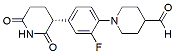 Molecular structure of the compound: (R)-1-(4-(2,6-dioxopiperidin-3-yl)-2-fluorophenyl)piperidine-4-carbaldehyde