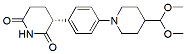 Molecular structure of the compound: (R)-3-(4-(4-(dimethoxymethyl)piperidin-1-yl)phenyl)piperidine-2,6-dione