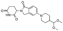 Molecular structure of the compound: 3-(5-(4-(dimethoxymethyl)piperidin-1-yl)-1-oxoisoindolin-2-yl)piperidine-2,6-dione