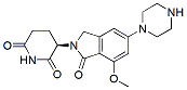 Molecular structure of the compound: (R)-3-(7-methoxy-1-oxo-5-(piperazin-1-yl)isoindolin-2-yl)piperidine-2,6-dione