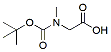 Molecular structure of the compound: Boc-Sar-OH