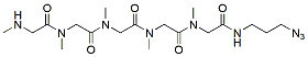 Molecular structure of the compound: pSar5-(3-azidopropan-1-amide)