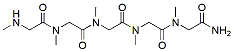 Molecular structure of the compound: pSar5-NH2 hydrochloride