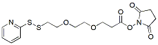 Molecular structure of the compound: PySS-PEG2-NHS