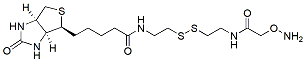 Molecular structure of the compound: Biotin-SS-oxyamine