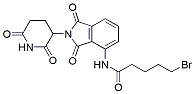 Molecular structure of the compound: Pomalidomide-amido-C4-bromo