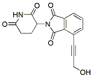 Molecular structure of the compound: Thalidomide-propargyl-OH