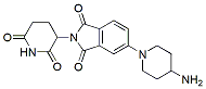 Molecular structure of the compound: Pomalidomide 5-piperidylamine