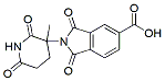 Molecular structure of the compound: 2-(3-methyl-2,6-dioxopiperidin-3-yl)-1,3-dioxo-2,3-dihydro-1H-isoindole-5-carboxylic acid