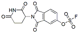 Molecular structure of the compound: 2-(2,6-dioxopiperidin-3-yl)-1,3-dioxo-2,3-dihydro-1H-isoindol-5-ylsulfurofluoridate