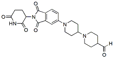 Molecular structure of the compound: 1-(2-(2,6-dioxopiperidin-3-yl)-1,3-dioxoisoindolin-5-yl)-[1,4-bipiperidine]-4-carbaldehyde