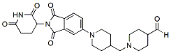 Molecular structure of the compound: 1-((1-(2-(2,6-dioxopiperidin-3-yl)-1,3-dioxoisoindolin-5-yl)piperidin-4-yl)methyl)piperidine-4-carbaldehyde