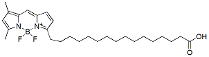 Molecular structure of the compound: BODIPY FL-C16