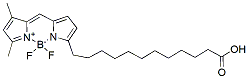 Molecular structure of the compound: BODIPY FL C12