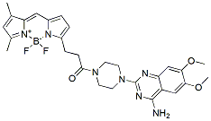 Molecular structure of the compound: BODIPY FL prazosin