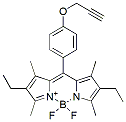 Molecular structure of the compound: BODIPY-X-Alkyne