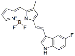 Molecular structure of the compound: Caffeine orange
