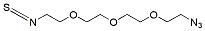 Molecular structure of the compound: 1-Isothiocyanato-PEG3-azide