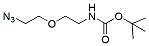 Molecular structure of the compound: t-Boc-N-Amido-PEG1-azide