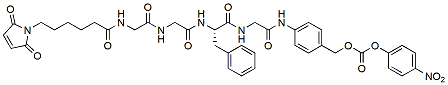 Molecular structure of the compound: MC-Gly-Gly-Phe-Gly-PAB-PNP
