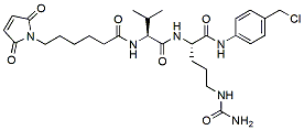 Molecular structure of the compound: Mc-Val-Cit-PAB-Cl