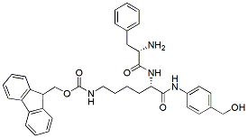 Molecular structure of the compound: Phe-Lys(Fmoc)-PAB