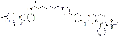 Molecular structure of the compound: PROTAC EGFR degrader 9