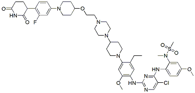 Molecular structure of the compound: PROTAC EGFR degrader 11