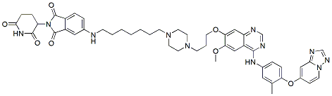 Molecular structure of the compound: PROTAC HER2 degrader-1