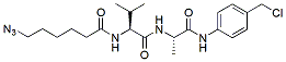 Molecular structure of the compound: Azidohexanoyl-Val-Ala-PAB-Cl