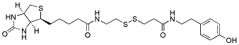 Molecular structure of the compound: Biotin-SS-Tyramide