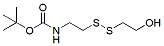 Molecular structure of the compound: Boc-NH-SS-OH