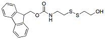 Molecular structure of the compound: Fmoc-NH-SS-OH