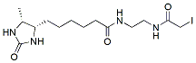 Molecular structure of the compound: Desthiobiotin-Iodoacetamide
