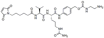 Molecular structure of the compound: MC-VC-PAB-NH2, TFA Salt