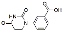 Molecular structure of the compound: Hydrouracil-3-Ph-COOH