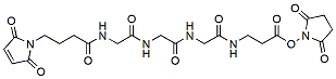 Molecular structure of the compound: Mal-GGG-Bal-NHS ester