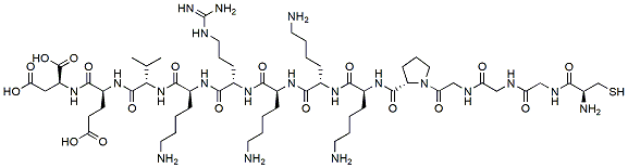 Molecular structure of the compound: SV40 large T antigen NLS