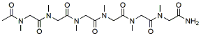 Molecular structure of the compound: pSar7-NH2