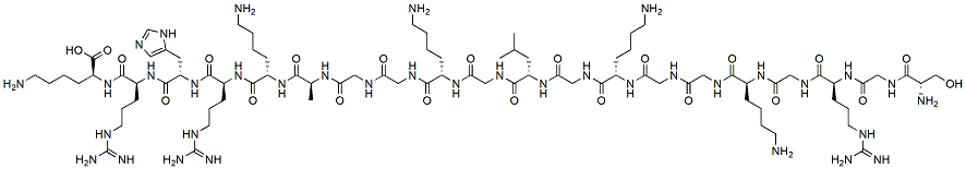 Molecular structure of the compound: Histone H4 (2-21)