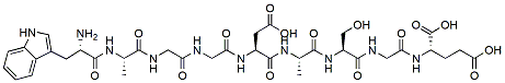 Molecular structure of the compound: DSIP