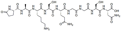 Molecular structure of the compound: Thymulin