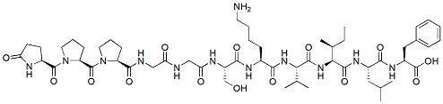 Molecular structure of the compound: HYDRA PEPTIDE