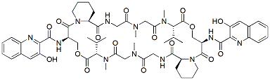 Molecular structure of the compound: Sandramycin