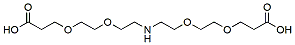 Molecular structure of the compound: NH-bis(PEG2-acid), TFA salt
