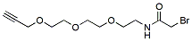 Molecular structure of the compound: Bromoacetamide-PEG3-propargyl