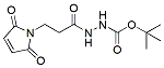 Molecular structure of the compound: 3-(Maleimidopropane-1-carbonyl-1-(tert-butyl)carbazate