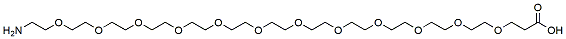 Molecular structure of the compound: Amino-PEG12-acid