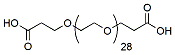Molecular structure of the compound: Bis-PEG29-acid
